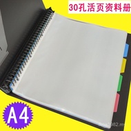 Index Folder Page 30 Holes a4 Information Book Paper Perforated Page Insert Folder Shell Book Binder