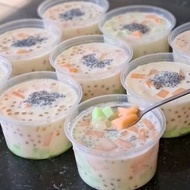AR - (10 Pcs) Microwave Round Container | Buko Pandan Cup | Bekas Bubur Nasi Microwave Save
