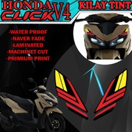 HONDA CLICK V4 KILAY TINT STICKER / HONDA CLICK V4 STICKER DECALS