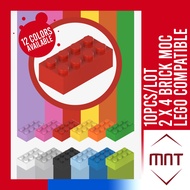 [MNT][BRICK MOC] 10pcs 2 x 4 Lego Compatible Building Bricks Blocks