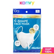 Oni V-Shape Face Mask 7pcs #White หน้ากากอนามัยโอนิ ทรง V-Shape ยอดนิยม สีขาว 7 ชิ้น