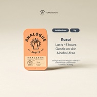 Analogue Apotik Solid Cologne Kasai | Pocket Perfume | Solid Perfume | Perfume Balm | Powdery Citrus