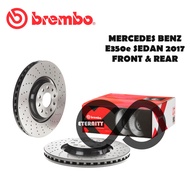 Original Brembo Front Rear Disc Rotor - Mercedes Benz E300 Coupe / E350e SEDAN 2017