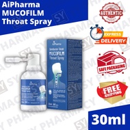 [ 𝗙𝗥𝗘𝗘 𝗦𝗛𝗜𝗣𝗣𝗜𝗡𝗚 ] AiPharma MUCOFILM Throat Spray 30ml (Exp: 05/2026)