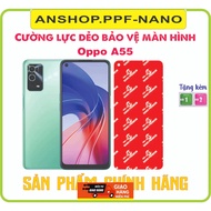 Toughened flexible phone screen protector for Oppo A55