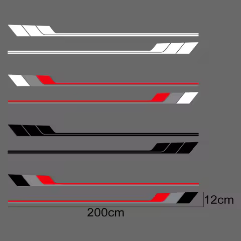 Car Side Door Stickers Vinyl Decal Exterior Trims Auto Accessories For Audi A4 B8 8K B9 B7 8W 8E B6 