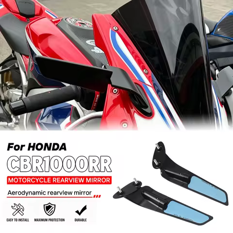 for HONDA CBR1000RR Accessories Motorcycle Stealth Mirrors CBR 1000 RR Rearview Mirror CBR1000RR-R F