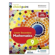 Cambridge checkpoint lower secondary Mathematics 9 study