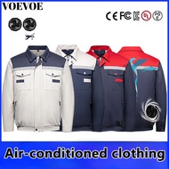 【VOEVOE 】 Fan Jacket For Men，Work Clothes With Fan