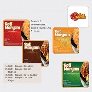 (!)(!) Paket Hemat Roti Maryam 4 Pack Rasa Original, Coklat, Keju Dan Cokju Frozen Food Makanan Cemi