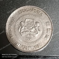 Koin Langka 10 Sen Singapura 1991