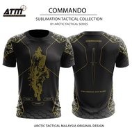 2023 SUBLIMATION TSHIRT ARCTIC 100% INTERLOCK T SHIRT SNIPER SAS PASKAL COMMANDO SPECIAL FORCE BAJU 