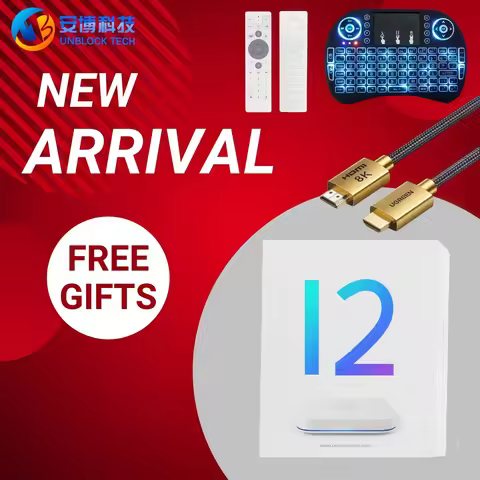[Genuine]2025 NEW ARRIVAL UBOX12 Unblock TV Box best Android box vs ubox 11 evpad 11p hot in Korea J