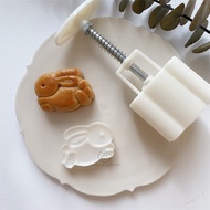 Mooncake Mould Mid-Autumn Festival Bunny Baking Mould Mung Bean Cake Mould Mid-Autumn Festival 50g-6