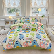 New goods This is a bedsheet quilt cover and pillowcase 4 in 1 suit / suitable for single / queen / size mattress Cover