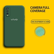 Case Vivo Y20 Y20S Y12S Candy Soft Case Logo Silicone Cover Frosted