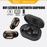 Tresgadget TWS Bluetooth Earphone Sport Wireless Headphone HiFi Stereo Earbuds  Headset E7S