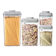 Bekas Makanan Kedap Udara Ankou, Bekas Penyimpanan Makanan Boleh Ditindan, Pemegang Tertutup Penyusu