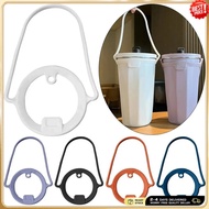 Silicone Coffee Carrier, Reusable Silicone Tumbler Strap Water Bottle Handle Holder With Strap For H