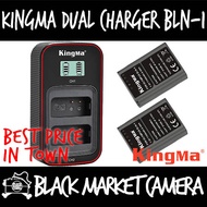 [BMC] KingMa BLN-1 Dual Battery/LCD Charger Kit BM058BLN1-2BM (Olympus E-M1 E-M5 E-P5 PEN-F E-M5 Mark II/III Camera)