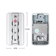 S097#ZCLTSA007海关密码锁拉杆箱行李箱锁扣锁ZC-AX-1505 Aluminum Frame Box Lock
