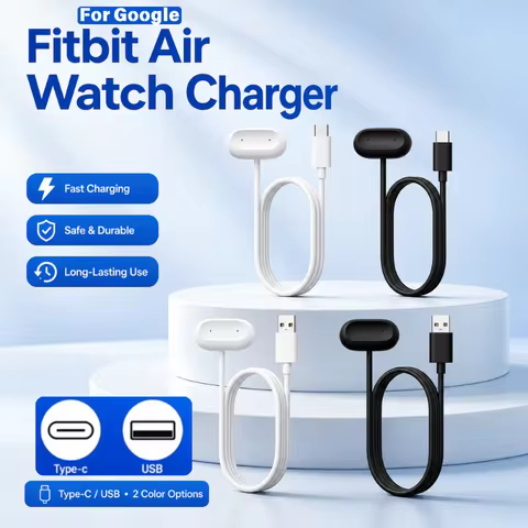 For Google Fitbit Air Watch Charger Type C/USB C Magnetic Smart Watch Charging Cable for Smart Brace