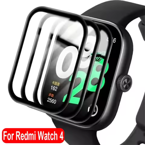 Screen Protector For Xiaomi Redmi Watch 4 3D Curved Film Smartwatch Accessories for Redmi Watch4 Ful