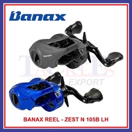 (9kg Maxdrag) Banax Reel Zest N Left Handle Baitcasting Reel Fishing Reel Mesin Pancing BC