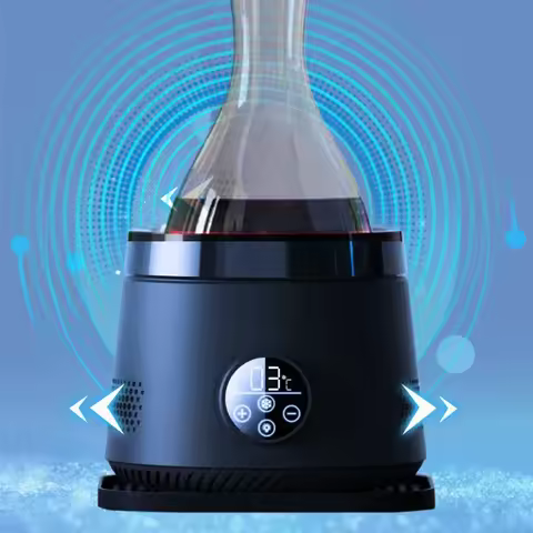 Electric Wine Decanter, Portable Wine Chiller, Countertop Beverage Chiller, Portable Outdoor Wine Ch