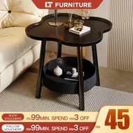 Side table Nordic Cream Style Coffee Table Bedside table Meja Kopi Living Room Bedroom Small Table W