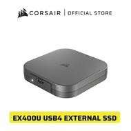 CORSAIR EX400U USB4 External SSD - USB4 - Type-C - Thunderbolt 4 - Up to 4,000MB/sec - 1TB