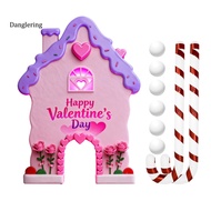 DL Indoor Putting Game Indoor Family Golf Game Gingerbread Candy Cane Valentine's Day Mini Golf Game