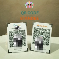 QR code standee for payment options gcash maya online banking sintra board waterproof