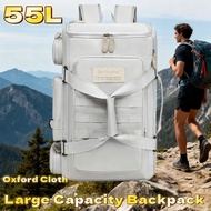 55L Large Capacity Expandable Travel Backpack for Men And Women Business Trip Computer Bag Student B