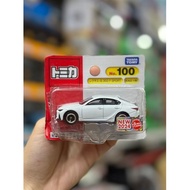 Tomica 100 Lexus IS 350 F SPORT model car (blister) - white