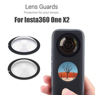 1 Pair Dual-Lens Protector Cap For Insta360 ONE X2 Anti-Scratch Sticky Lens Guards For Insta360 ONE X2 Action Camera Accessories
