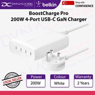 BELKIN 200W USB-C CHARGER, GAN, 4-PORT - WCH015MYWH