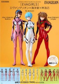 預訂9月 海洋堂 EVA Girls 3體Set (連DGK 1/35 EVA GIRLS 3體特典)=EVA×海洋堂×林浩己 Figure (海洋堂Online限定)