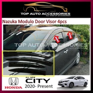 Honda City 2020 GN2 (7th Gen) / Hatchback 2022 Modulo Injection Door Visor Nazuka (made in Malaysia)