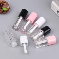 Nebaby 6ML Empty Transparent Lip Gloss Tubes Big Brush Plastic Lip Balm Tube Lipstick Sample Cosmeti