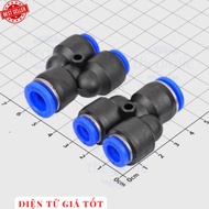 [3 Pieces]- PW10-8 Y-tube Pneumatic Connector 10mm to 8-8mm Electronic 886