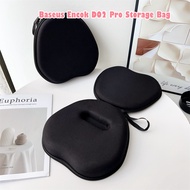 【Fast Shipment】For Baseus Encok D02 Pro Headphone Case Pure Black EVA Earpads Casing Box Headset Sto