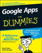 Google Apps For Dummies Ryan Teeter