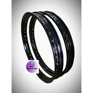 (2 PCS) RIM ALLOY HITAM 1.40 X 17  ALOI RIM BLACK ALOI THAI "GP RACING"