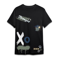 WRLDSTUDIOS_ STRANGER Black 20s T-Shirt