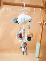 OTHER - 北歐風嬰兒牀鈴風鈴拉鈴掛件寶寶推車汽車音樂掛件新生兒-1歲玩具ZZY