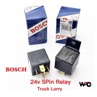 Relay 5pin Bosch Relay Horn Relay Headlamp Relay 24V 20A Aircond Relay Fan Relay Starter Relay Spot 