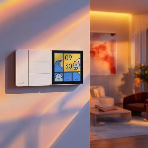 Aqara Smart Wall Switch Z1 More Control Zigbee 3.0 Compatible with Single Live/Neutral Wire Design W