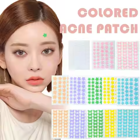 36Pcs Cute Butterfly Star Shaped Acne Patch Set Pimple Cover Sticker Invisible Pimple Cover Removal 