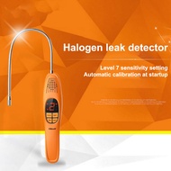 เครื่องตรวจจับการรั่วไหลของสารทำความเย็นฮาโลเจนของ Elitech R32 R22 R404A SF6เครื่องทดสอบก๊าซ HVAC7ระ